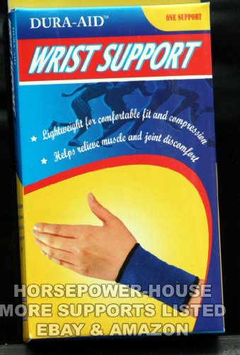 (1) Dura-Aid Dura Aid Elastic Wrist Arm Forearm Support Brace for Sports Arthritis Carpal Tunnel and more (1) Dura-Aid Dura Aid Elastic Wrist Arm Forearm Support Brace for Sports Arthritis Carpal Tunnel and more