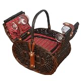 Sutherland Baskets Vino Medley Insulated Picnic Basket for 2