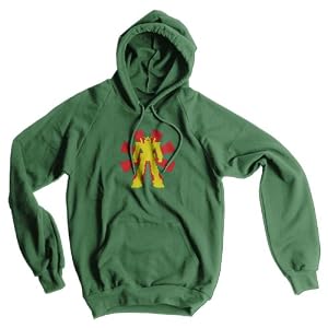 Click here to buy Gundam Robot on American Apparel California Fleece Pullover Hoodie by HiveTees.