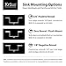 Kraus KEA-14425BN Aura Bathroom-Accessories -Towel Ring Brushed Nickel