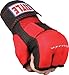 Title Classic Gel-X Glove Wraps, Red/Black, Medium