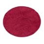 Relaxdays Badvorleger Duschmatte Badteppich Badematte Fu�matte aus Mikrofaser rund � ca. 50 cm Rot