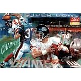 New York Giants (SuperBowl Champions, In Action) Sports Poster Print - 11x17