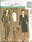 Misses Lined Jacket, Dresses, Skirt And Pants McCall's Classic Fit Sewing Pattern 4232 (Size DD: 12-14-16-18) Misses Lined Jacket, Dresses, Skirt And Pants McCall's Classic Fit Sewing Pattern 4232 (Size DD: 12-14-16-18)