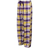 NFL Men's Minnesota Vikings Legend Flannel Pants (Purple/Gold, Medium)