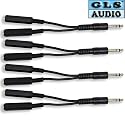 4 Y Cable Splitter 1/4" M to Dual F GLS Audio