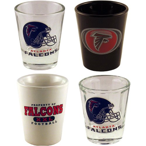 Atlanta Falcons Four Piece Collector Shot Glass Set