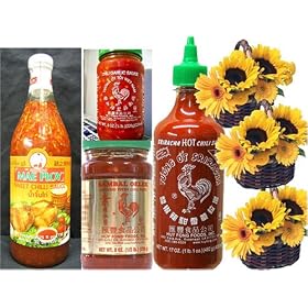 Chili Sauce Gift Set (8) bottles / 4 Varieties Chili Sauce