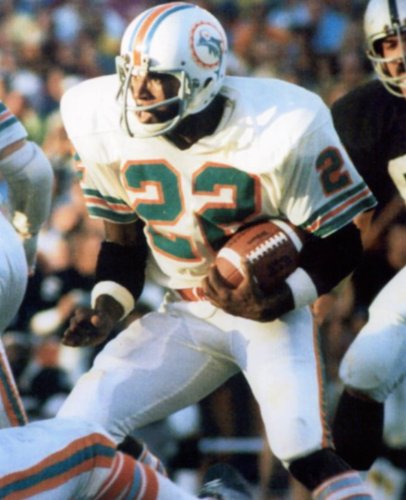 MERCURY MORRIS MIAMI DOLPHINS 8X10 SPORTS ACTION PHOTO J