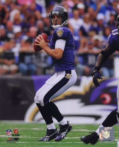 Joe Flacco 2010 Action Art Poster PRINT Unknown 8x10