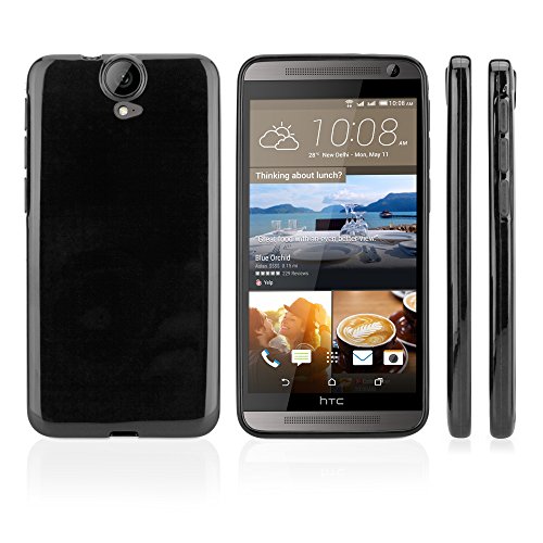 HTC One (E9 Plus) Case, BoxWave® [Tuxedo SuitUp Case] Glossy Black TPU Gel Skin Case for HTC One (E9 Plus)