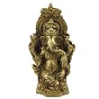 sculpture statue of ganesh god metal brass