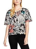 Love Moschino Camiseta Manga Corta (Negro)