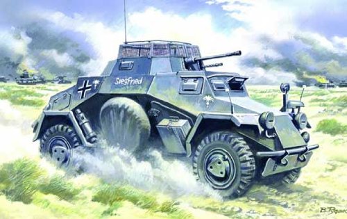 1/48 Sd. Kfz. 222 German Light Armored Vehicle-image