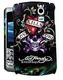 Ed Hardy Faceplate for BlackBerry Curve 8300 (Love Kills Slowly Tattoo, Bla ....