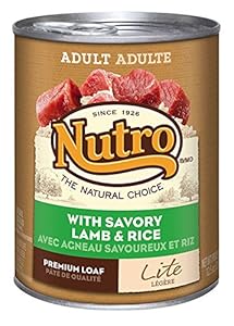 The Nutro Company Lite Dog Food Can with Lamb and Rice Formula, 12.5-Ounce, Pack of 12