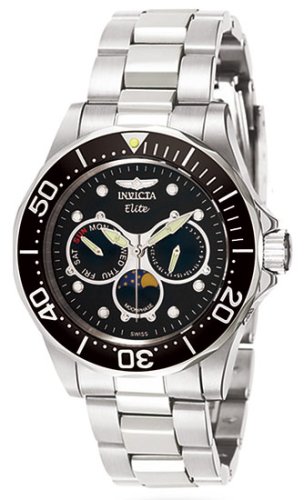 Invicta Signature Diver Elite Moon Phase, Mens 7087
