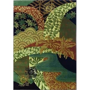 Shaw Area Rugs: Kathy Ireland Innovations Rug: Safari Dreams: Multi: 7'8X10'10 Rectangle