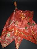 Large Scarf 36'' Papel Picado in Orange