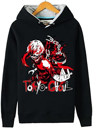 Tokyo Ghoul Anime Costume Kaneki Ken Hoodie, Asian Size, Four Colors