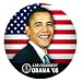 BARACK HUSSEIN OBAMA BUTTON-44TH PRESIDENTOF USA-FREE GIFT BOX
