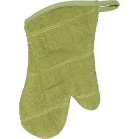 Gourmet Classics Terry Oven Mitt, GreenGourmet Classics Terry Oven Mitt