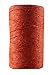 Huachnet Orange Jute Twine Best Arts Crafts Twine Industrial Packing Materials Heavy Duty Durable Natural Twine 3 Strands for Gardening Applications-2mm(W)*100 Meters(L)