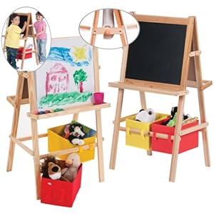 Dominoes Deluxe Chevalet en Bois avec Accessoires Tableau En Bois Pour