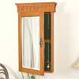 Southern Enterprises Craftsman Wall Mount Jewelry Mirror