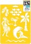 Stencil Mania 7x10 Stencil: Tropical Vacation