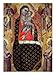 Madonna and Child Enthroned with Six Angels Giclee Poster Print