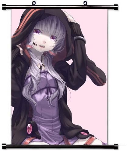 Home Decor Japanese cartoon Art Cosplay Poster with Yuzuki Yukari Vocaloid Anime Wall Scroll Poster Fabric Painting 23.6 X 35.4 Inch (60cm X 90 cm) by Japanese Cartoon Poster