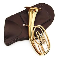 ovales Bb Tenorhorn Bariton mit 3 Zylinder Ventile im Softcase Koffer