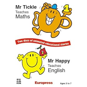 Mr Men: Mr Tickle Maths & Mr Happy English (DVD Case)