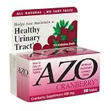 AZO Cranberry Tablets, All Natural, Concentrated, 50 tablets