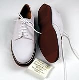Men's Classic White Buck Tie Shoe