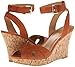 Nine West Women's Braveit Leather Wedge Sandal