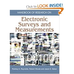 Handbook of Research on Electronic Surveys and Measurements (Hardcover)