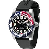 Zeno Airplane 'Pepsi' Bezel Automatic Diver Swiss Made Watch 6349-3-A1-Pepsi