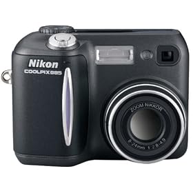 Nikon Coolpix 885 3MP Digital Camera w/ 3x Optical Zoom and Battery Charger