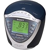 Sony Dream Machine ICF-CD843V CD Clock Radio with Digital Tuner
