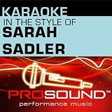 Karaoke: In the Style of Sarah Sadler - EP (Professional Performance Tracks)