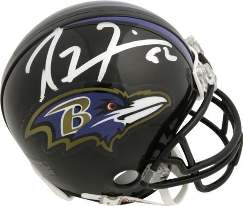 Ray Lewis Baltimore Ravens Autographed Riddell Mini Helmet