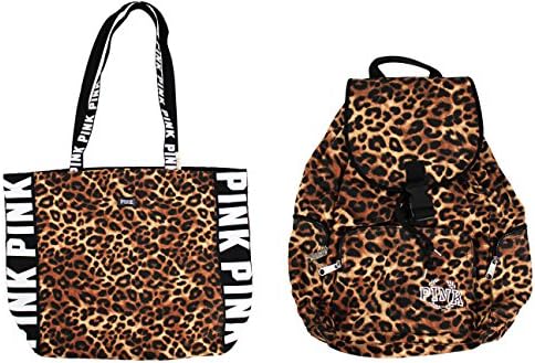 Victoria's Secret PINK Cheetah Beach Tote Bag &amp; Book-Bag *Limited Edition*