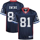 Terrell Owens Jersey: Reebok Navy Replica #81 Buffalo Bills Jersey