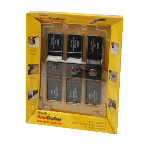 Rockwell RW9173K End Cut Blade Kit for Sonicrafter Tool inlcudes 6 by 1-3/8-Inch End Cut Blades