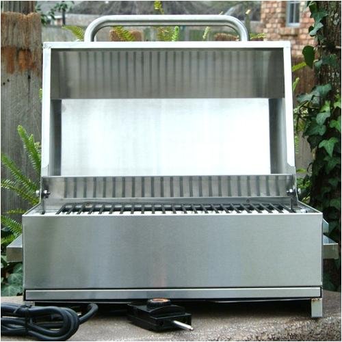 BBQ Guys Stainless Steel Electric Grill