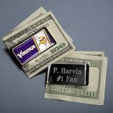 Personalized NFL Carolina Panthers Money Clip