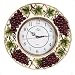 Wine Grapes Decorative Novelty Fruit Fruity Themed Wall Clock Kitchen Home Decor Vineyard Theme Purple Shape Shaped New