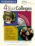 Peterson's 4 Year Colleges 2000: The Best Advice, the Best Tools, the Right Guide